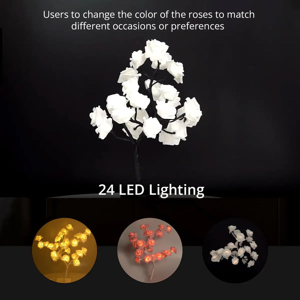 LED Rose Small  Modeling Table Lamp