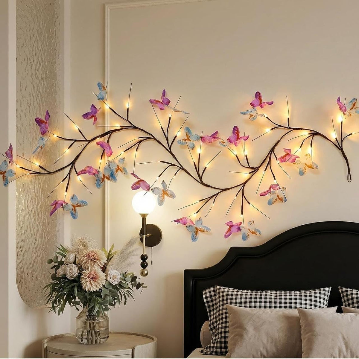 Butterfly LED Tree Branch Wall Lights