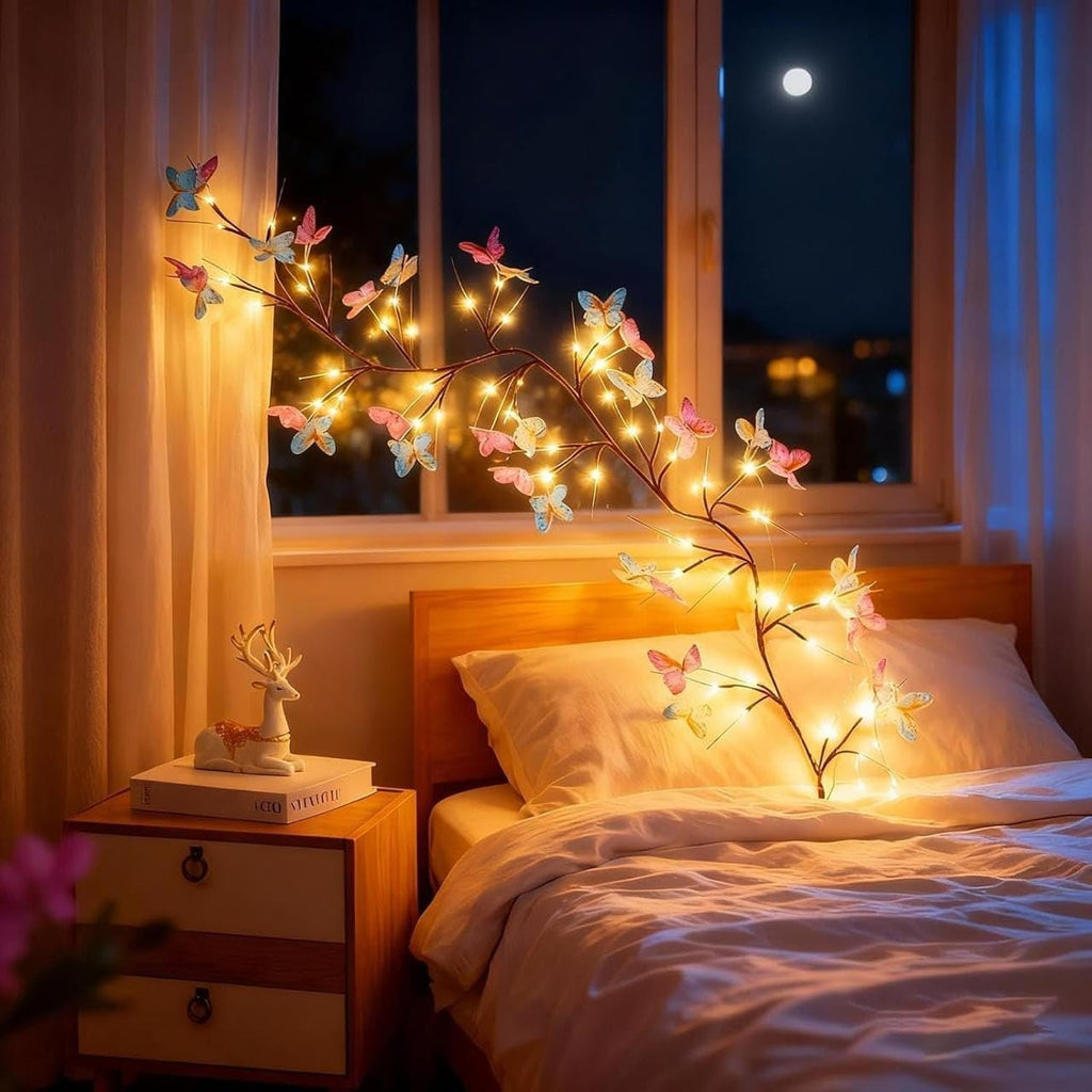 Butterfly LED Tree Branch Wall Lights