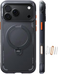AirGuard Pro Magnetic Shockproof Case for iPhone with 360° Stand & Airbag Protection phone cover