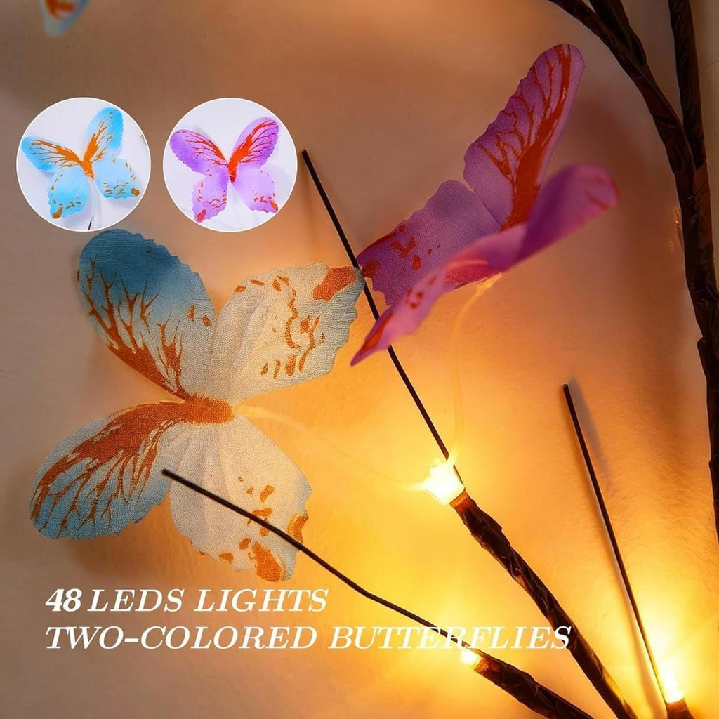 Butterfly LED Tree Branch Wall Lights