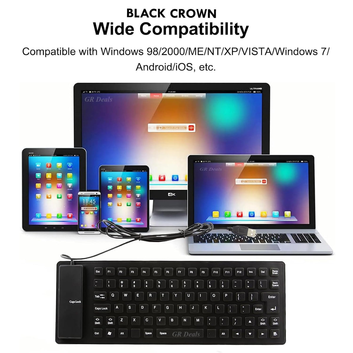 Foldable Silicone Keyboard